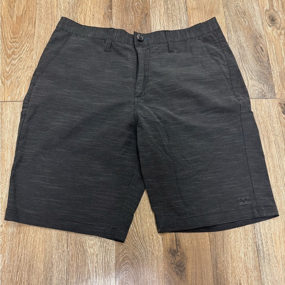 Billabong Charcoal Front Shorts Size 34